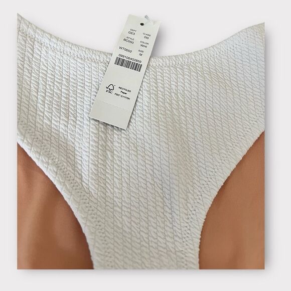 White J. Crew bikini bottom size Small, NWT - Picture 2 of 6